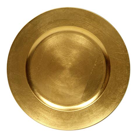 Acrylic Gold Charger Plates