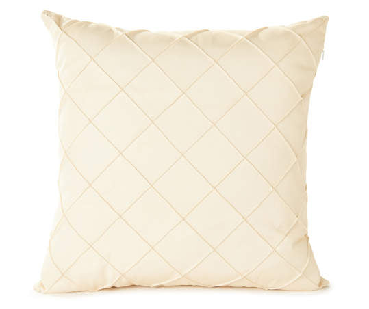 Pintuck outlet throw pillow