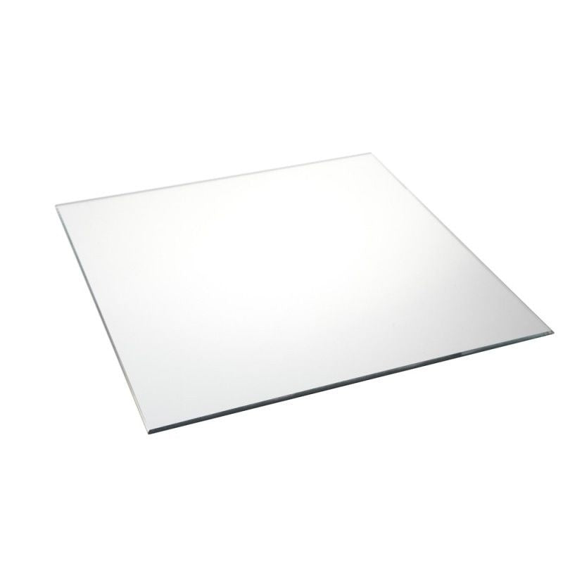 Mirror Square Glass Charger Plates