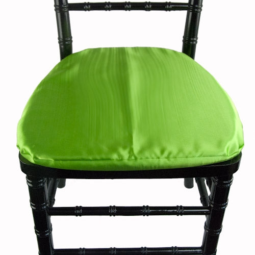 Satin Apple Green Chair Pad Cover