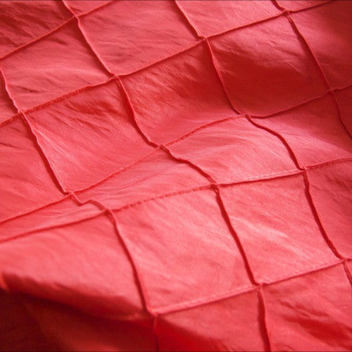 Pintuck Red Premium Table Linen