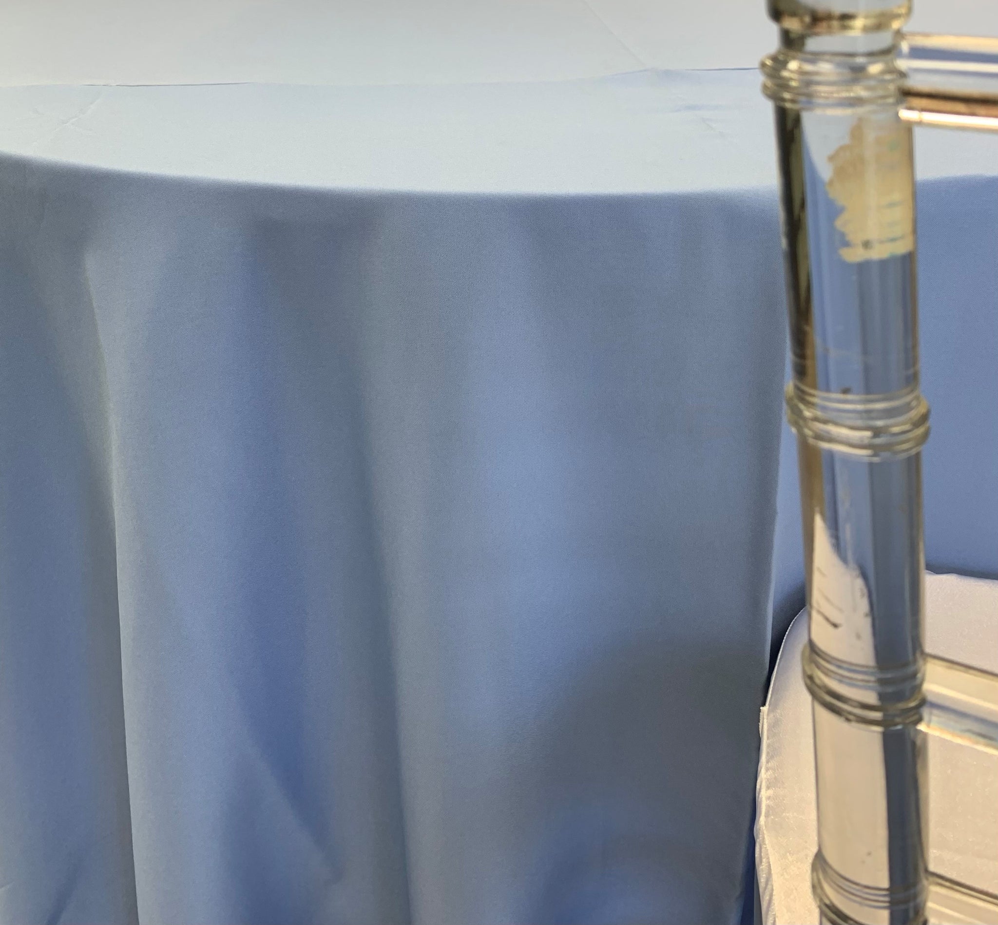 Polyester Periwinkle Table Linen
