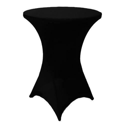 Spandex High Boy Table Cover Black