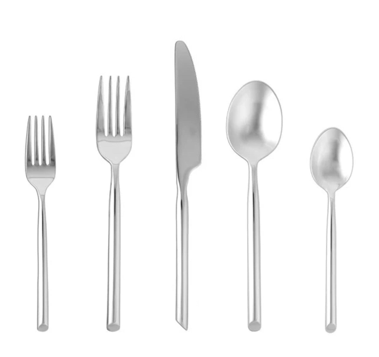 Adele Silver Flatware - Set of 10