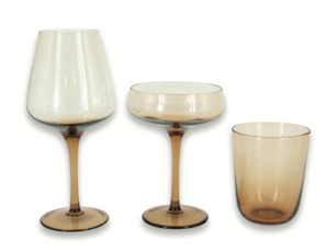 Sandy Caramel Glassware