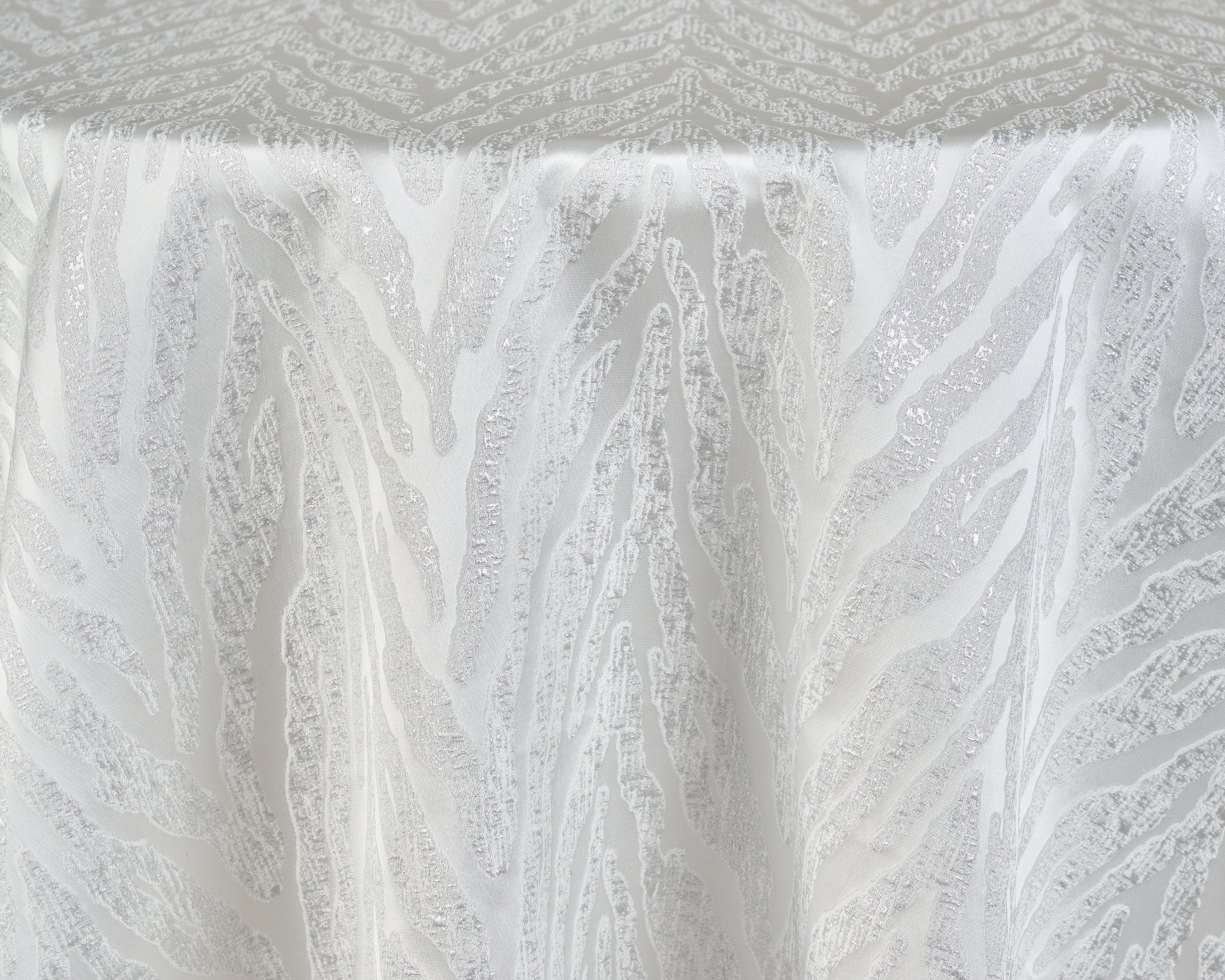 Bengala White Couture Table Linen - Reversible