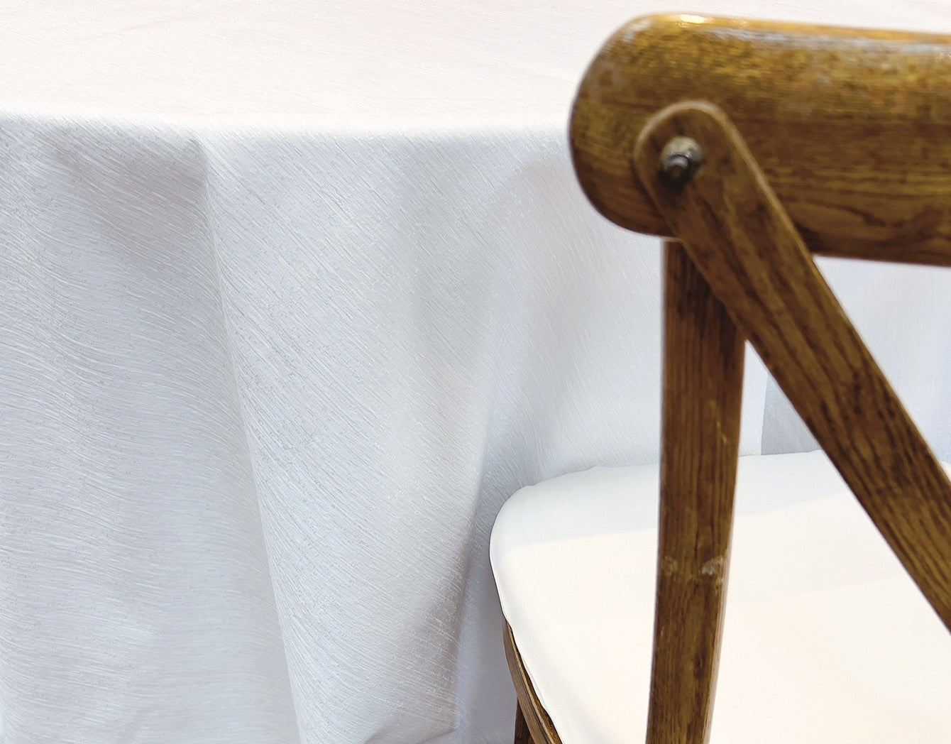 Diana White Couture Table Linen