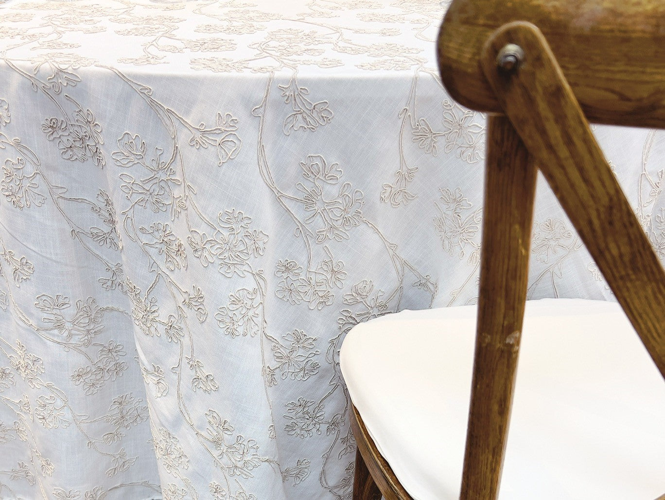 Marcela Taupe Couture Table Linen