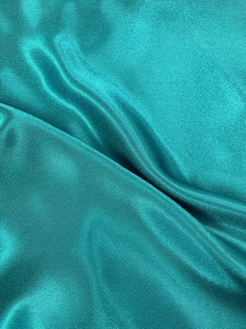 Crepe Back Satin Peacock