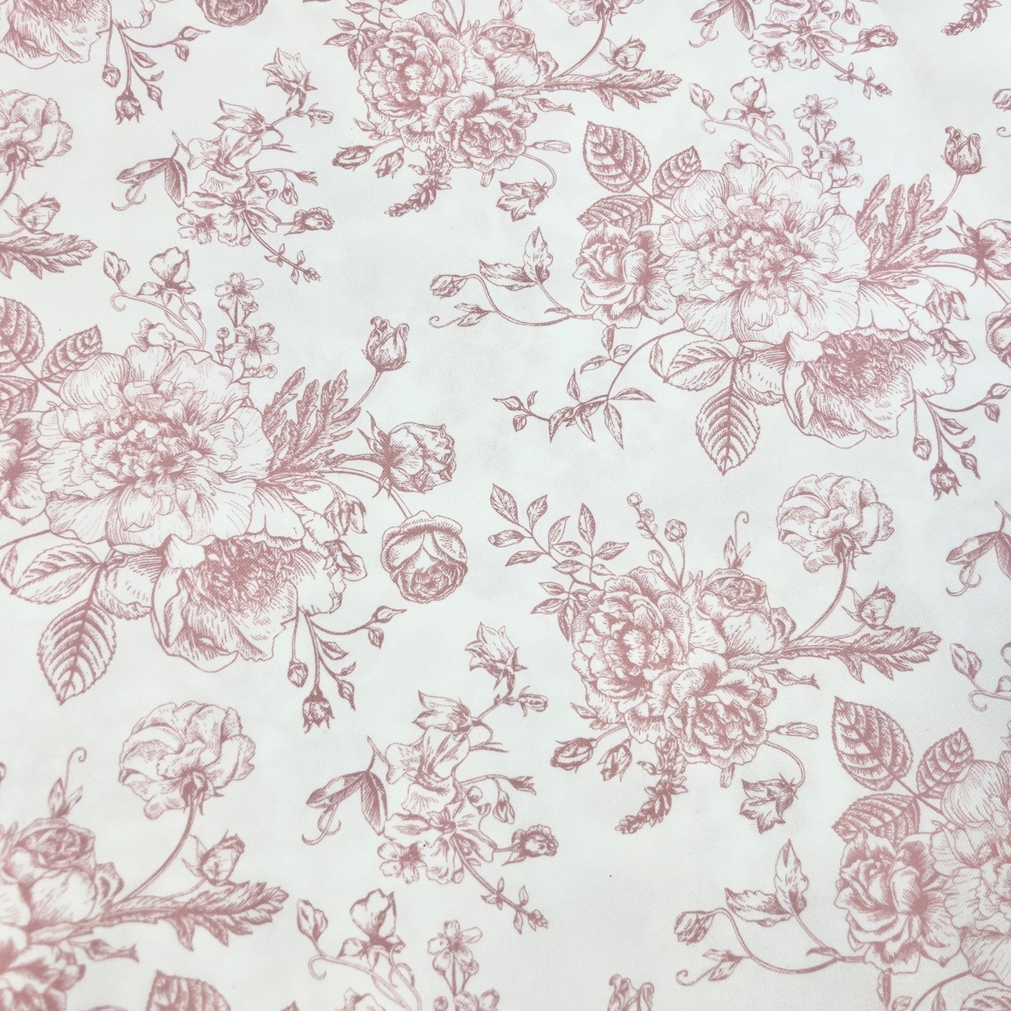 Toile Dusty Rose Premium Table Linen