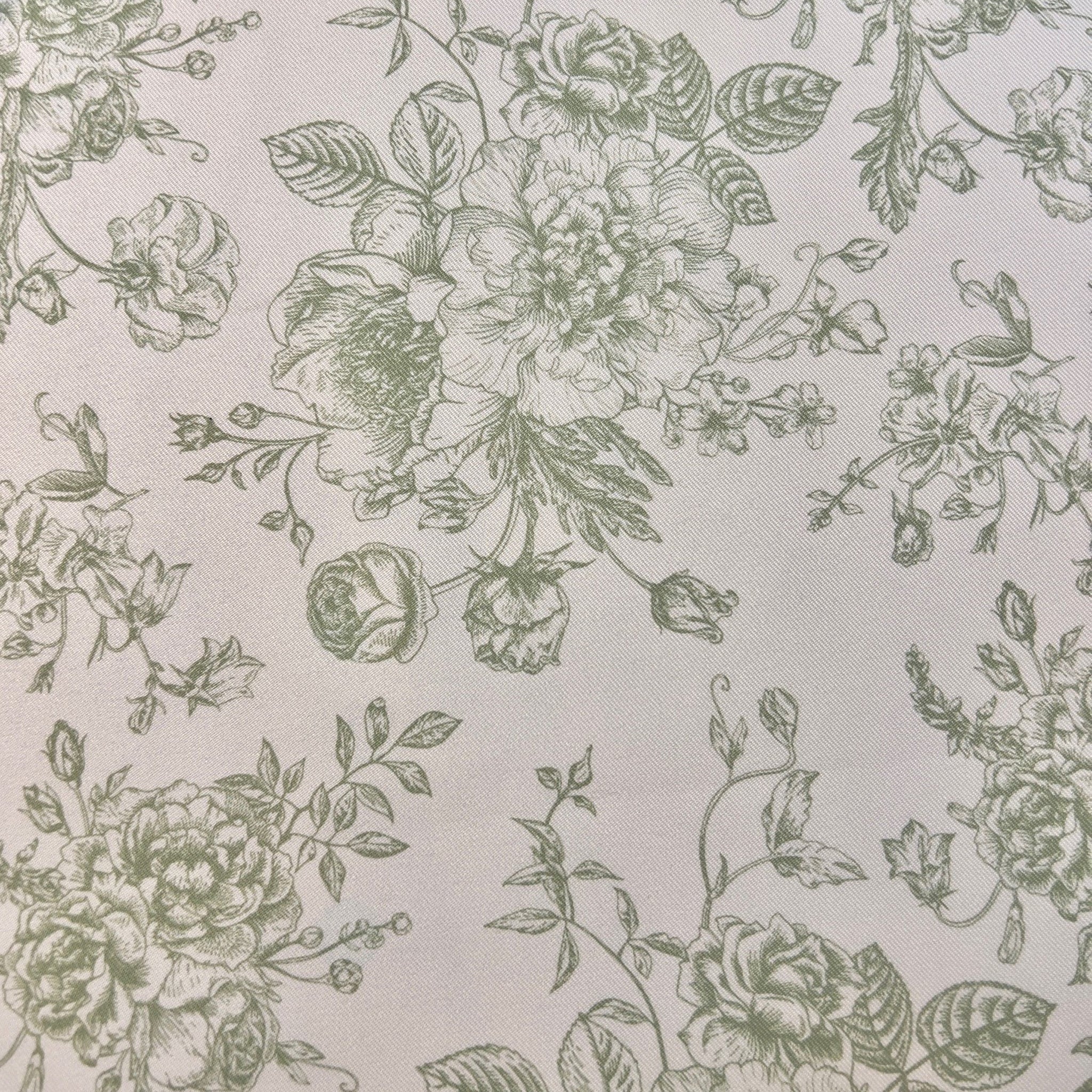 Toile Sage Couture Table Linen