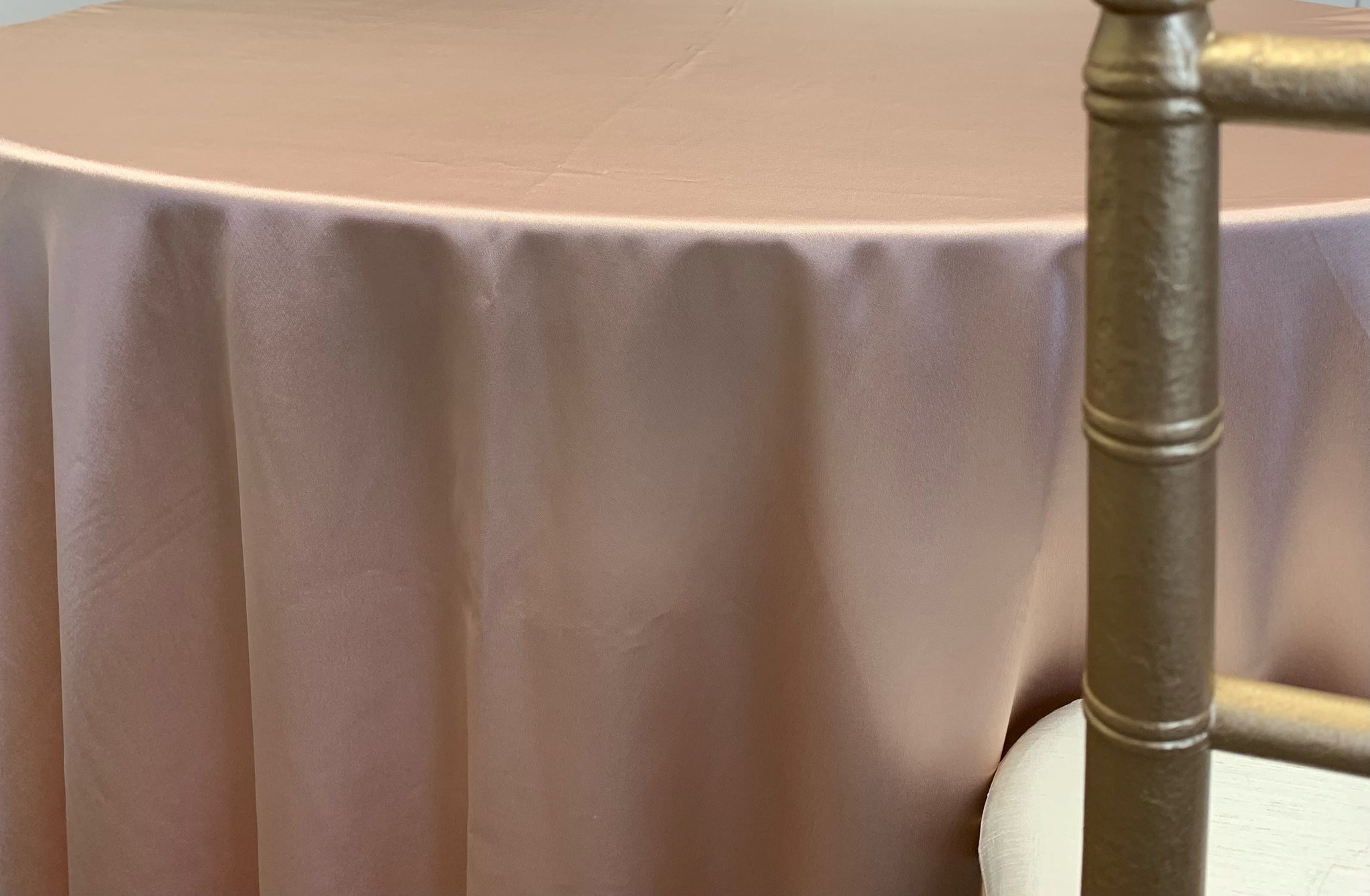 Crepe Back Satin Ginger Premium Table Linen