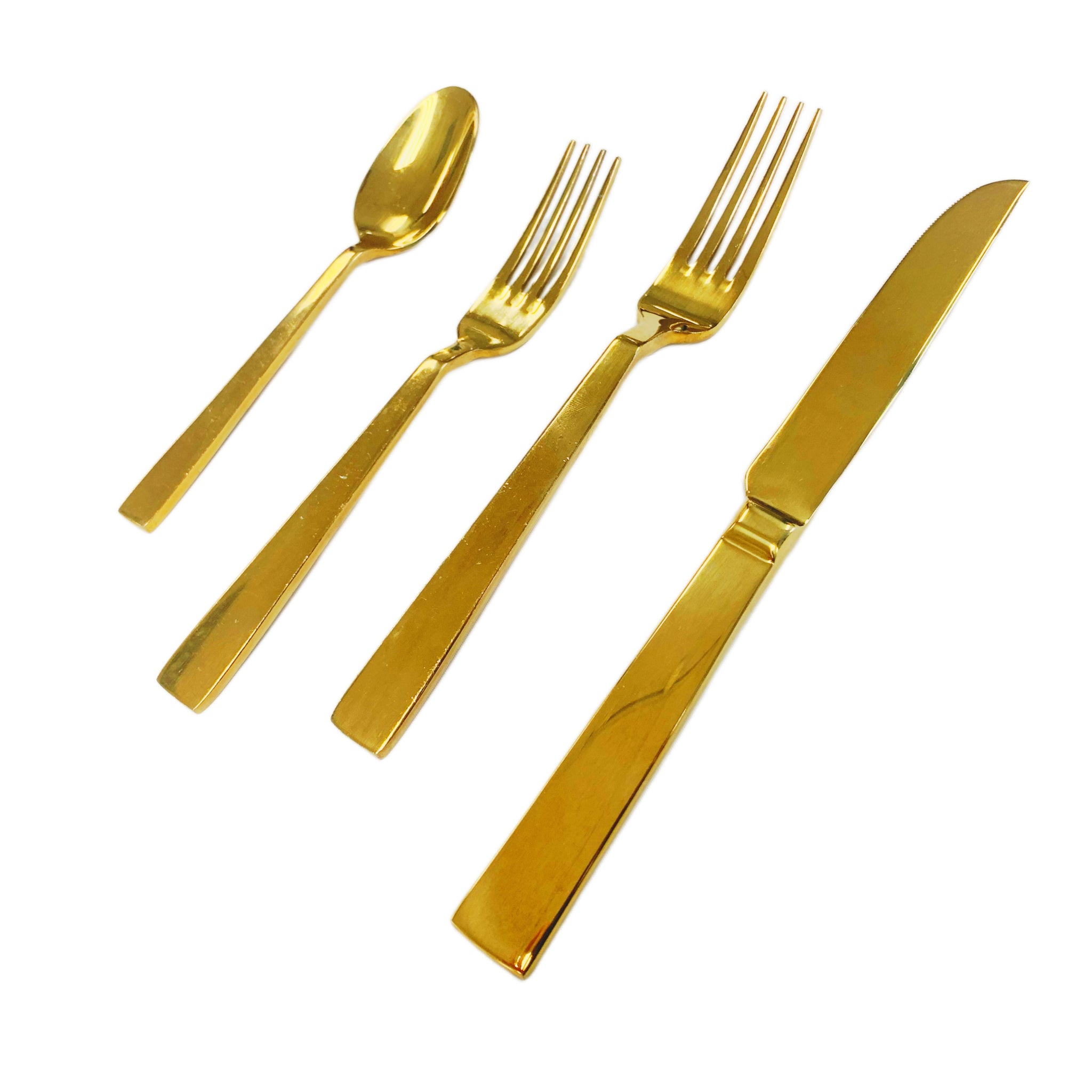 Gold Flatware Roman - Set of 10