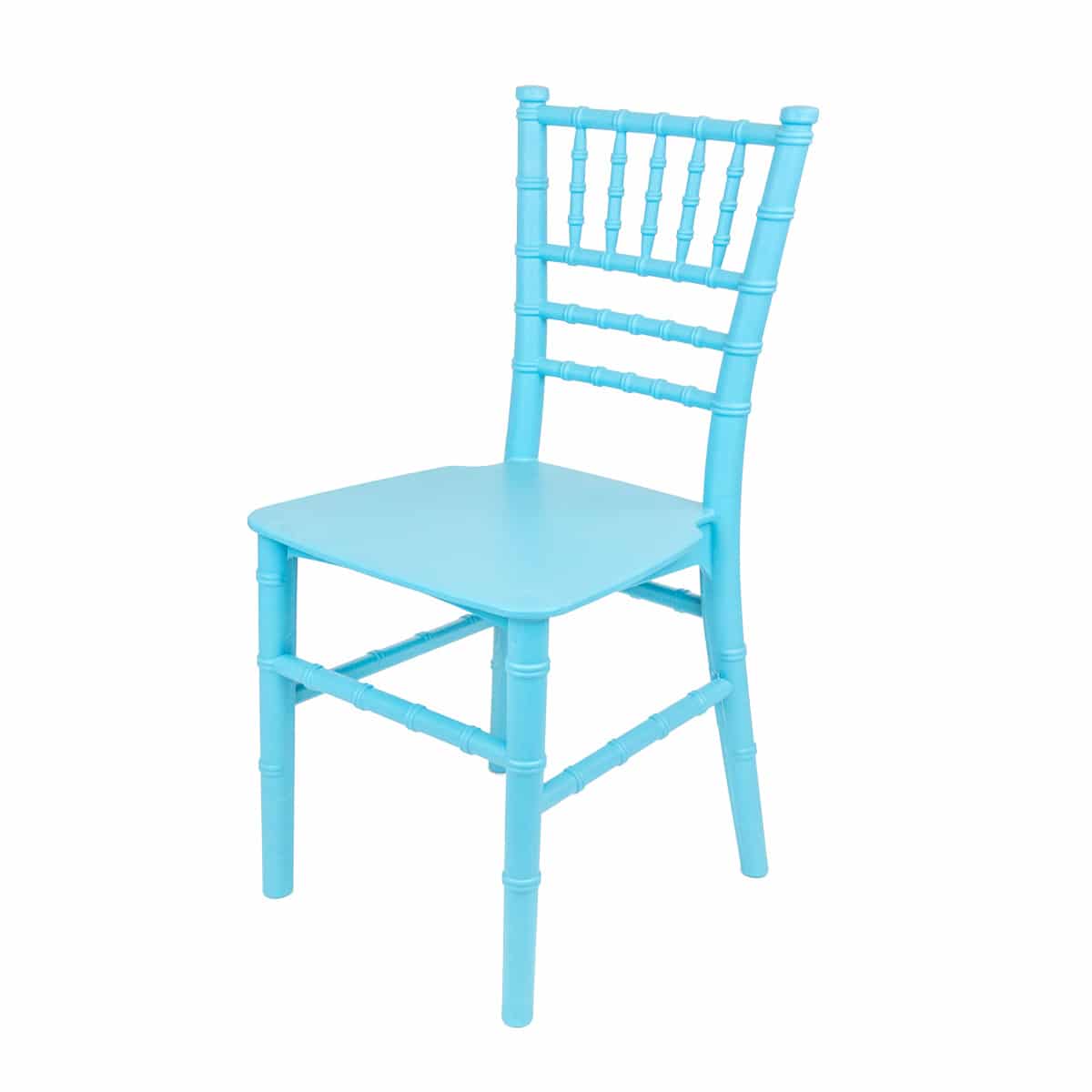 Wood Chiavari Baby Blue Kids Chair