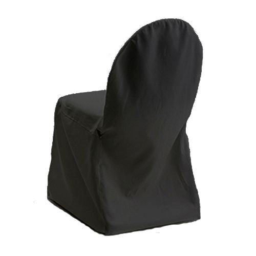Chair Cover Black Banquet Round