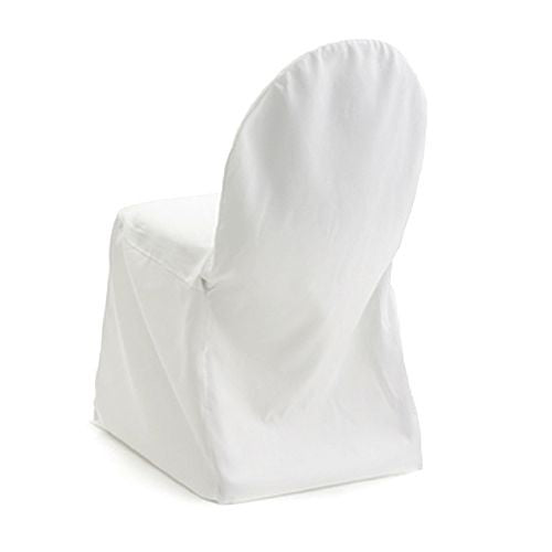 Chair Cover White Banquet Round