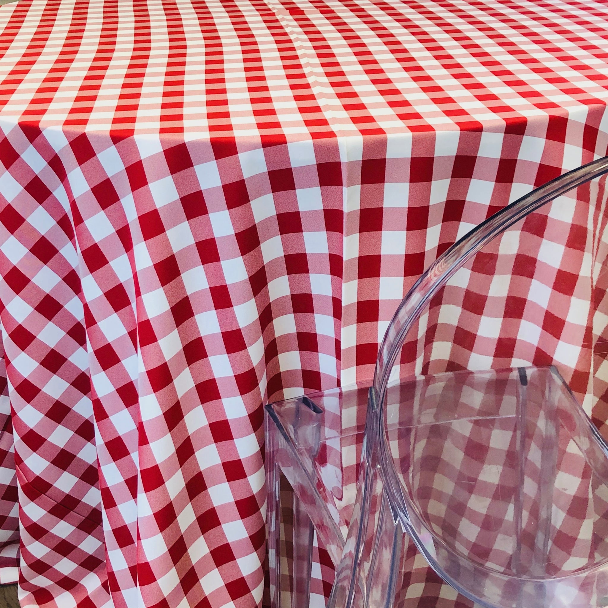 Checkered Red/White Overlay