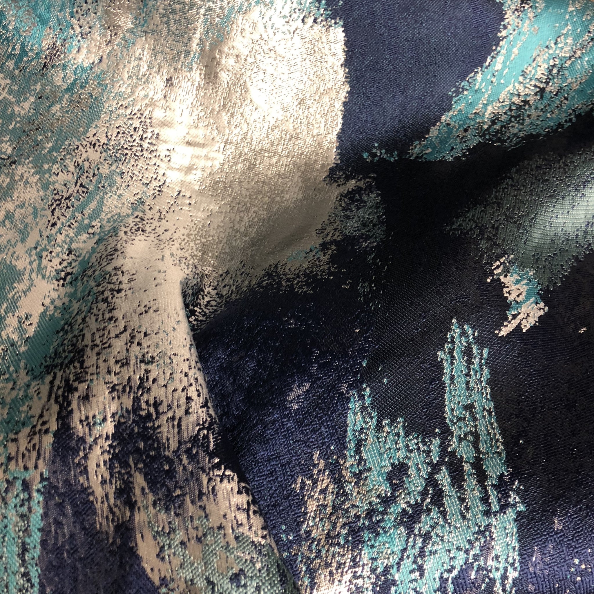 Expressionism Blue Couture Table Linen