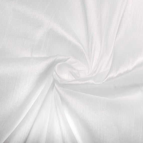 Dupioni White Premium Table Linen