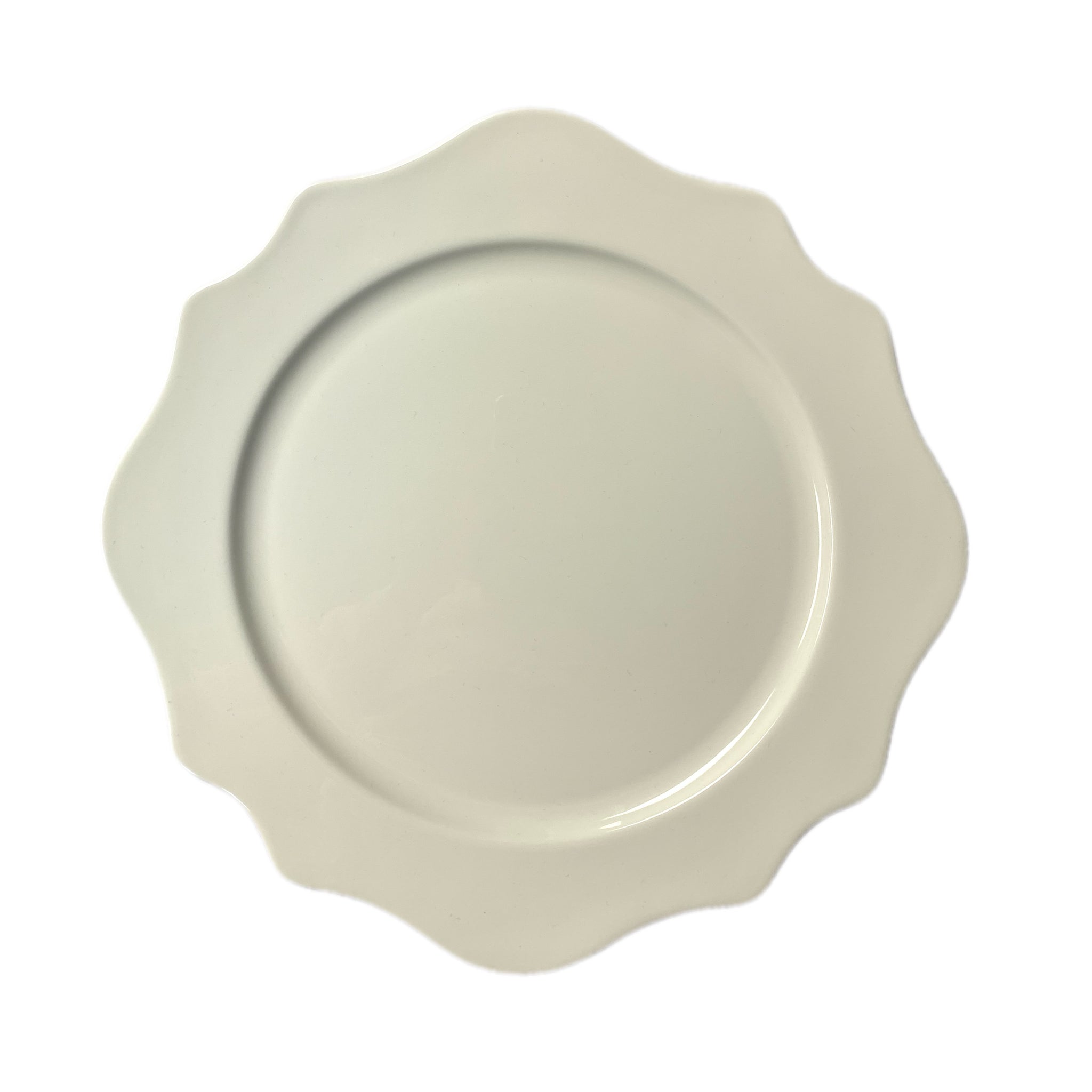 Venice White Charger Plates