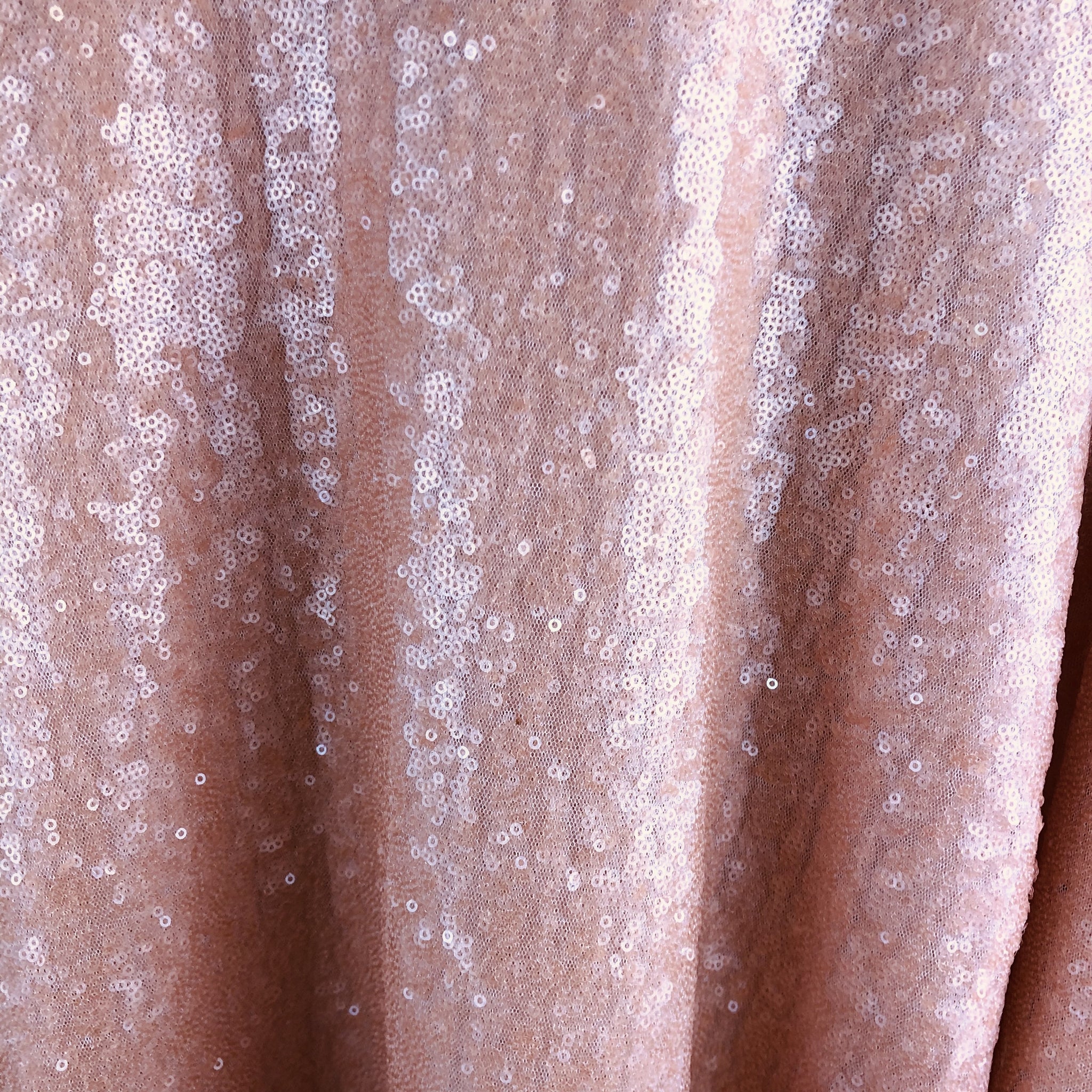 Mini Sequin Blush Couture Table Linen