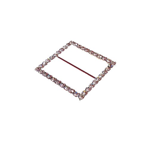 Napkin Rings Square Brooch Silver