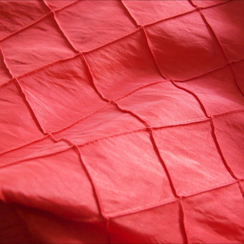 Pintuck Red Runner