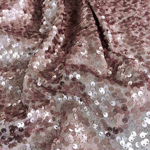 Raindrop Rose Sequin Couture Table Linen